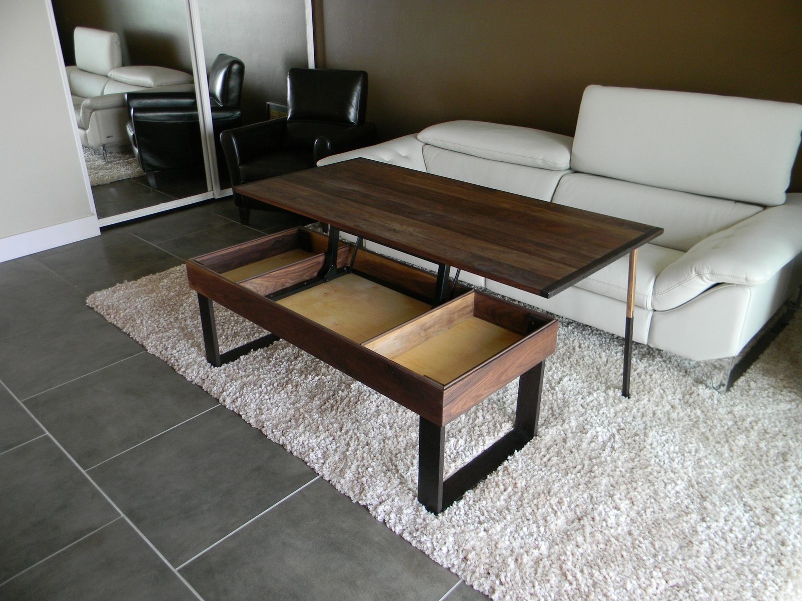 Hand Made Terry S Lift Top Pop Up Walnut And Wenge Transformer Hand Made Terry S Lift Top Pop Up Walnut And Wenge Transformer Coffee Table By Antikea Custommade Com