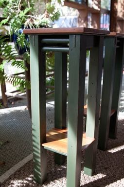 Custom Made Plant Stands Reclaimed Wood