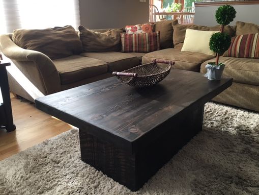 Custom Made Reclaimed Urban Wooden Coffee Table - Made From Salvaged Barn Wood