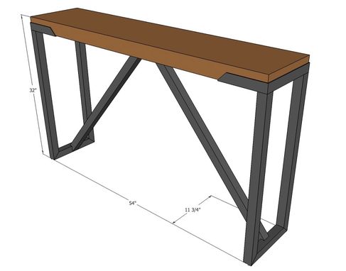 Custom Made Plank Top Table