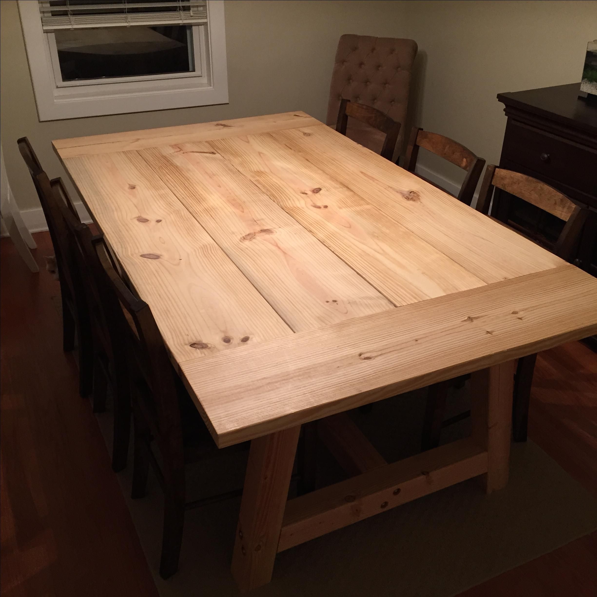 Custom Made Rustic Dining Room Table by Designers Furniture & Finishing