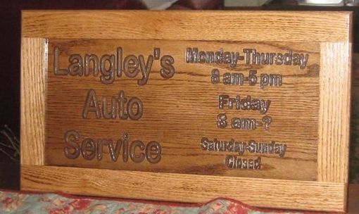 Custom Made Auto Service Sign