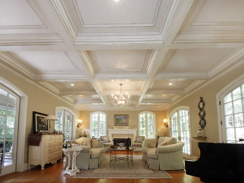 Custom Made Coffered Ceiling System 1 By Fanatic Finish