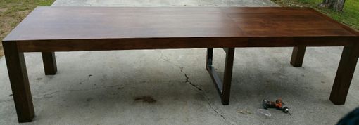 Custom Made Solid Oak Or Walnut Extendable Dining Table