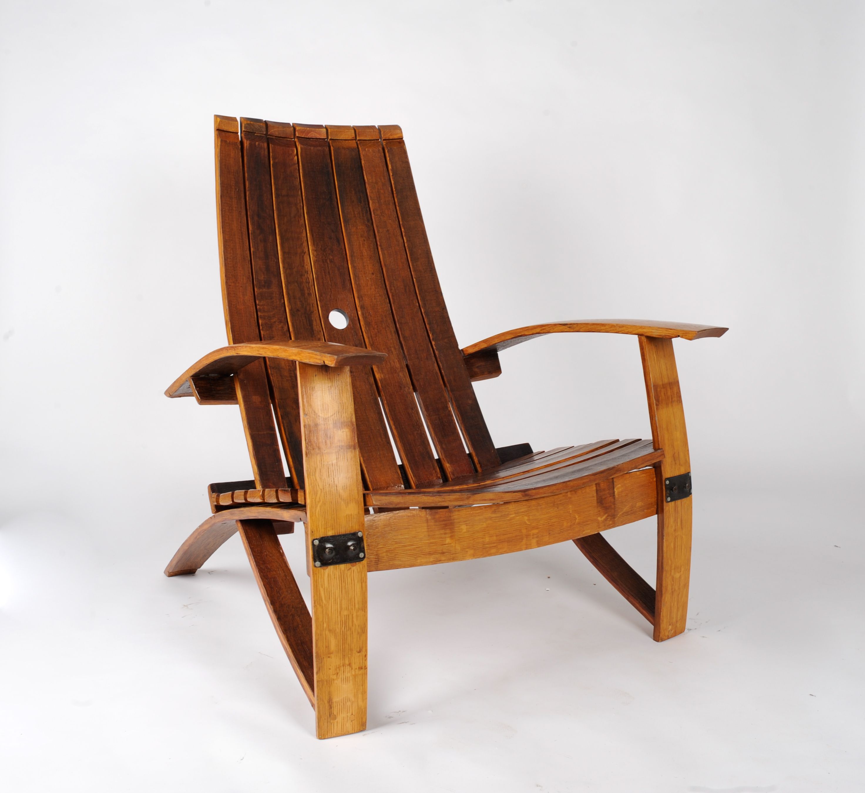 Buy a Hand Made White Wine Barrel Chair, made to order ...