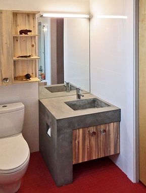 Custom Made Boulder Modern Home - Child's Bathroom