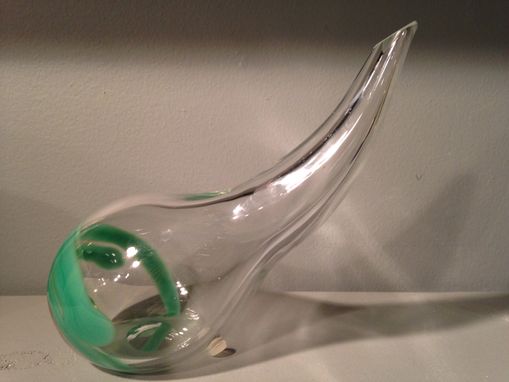 Custom Made Blown Glass Vase