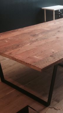 Custom Made Reclaimed Wood Tables W/Steel Bases
