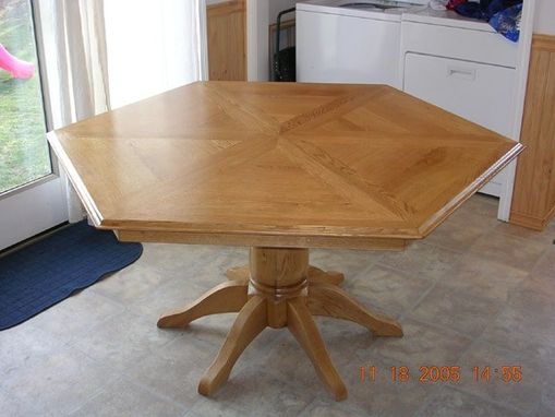 Custom Made 6 Sided Dining Table