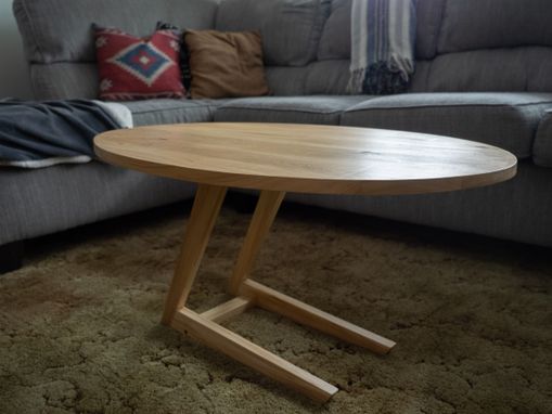 Custom Made Modern Oval Coffee Table