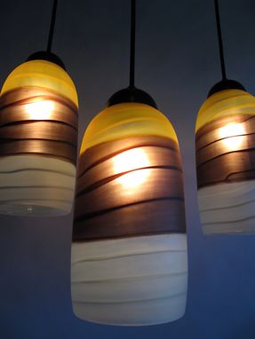 Custom Made Saison Cylinder Glass Pendant Lights