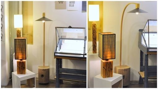 Custom Made Wood Lamps