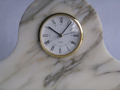 Custom Made Marble Mantle Clock