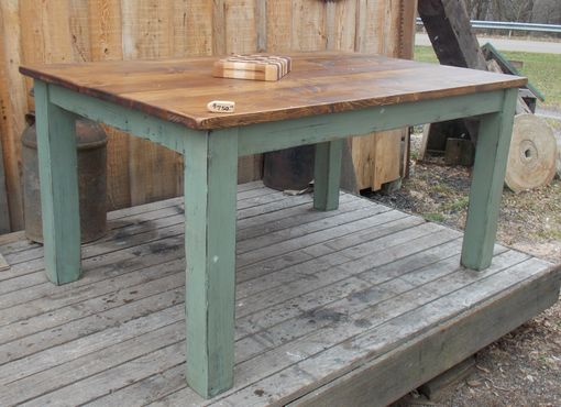 Custom Made Barnwood Farmhouse Dining Table