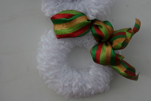 Custom Made Frosty The Snowman Mesh Wreath