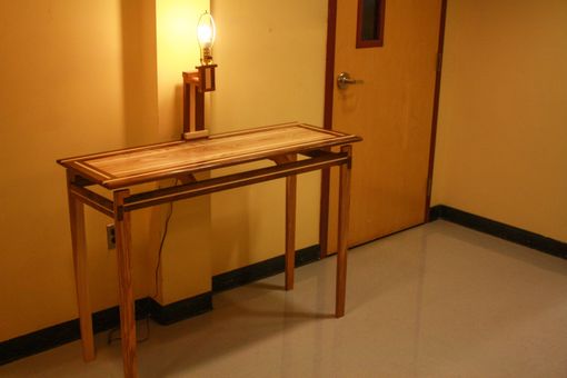 Custom Made Floating Top Hall Table