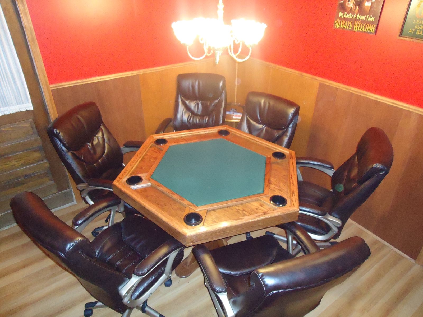 poker dining room table