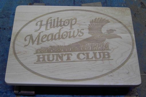 Custom Made Engraved Cutting Board - Personalized With Company Logo