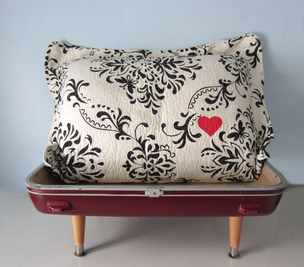Hand Made Pet Beds Made From Vintage Luggage by Found Beauty Studio