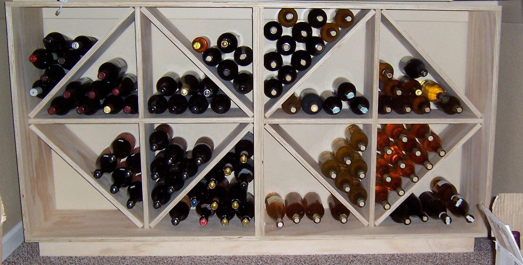 Custom Made Wine Rack Cube by FSD Custom Woodworking