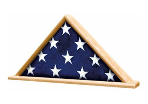 Custom Made Ceremonial Flag Display Triangle