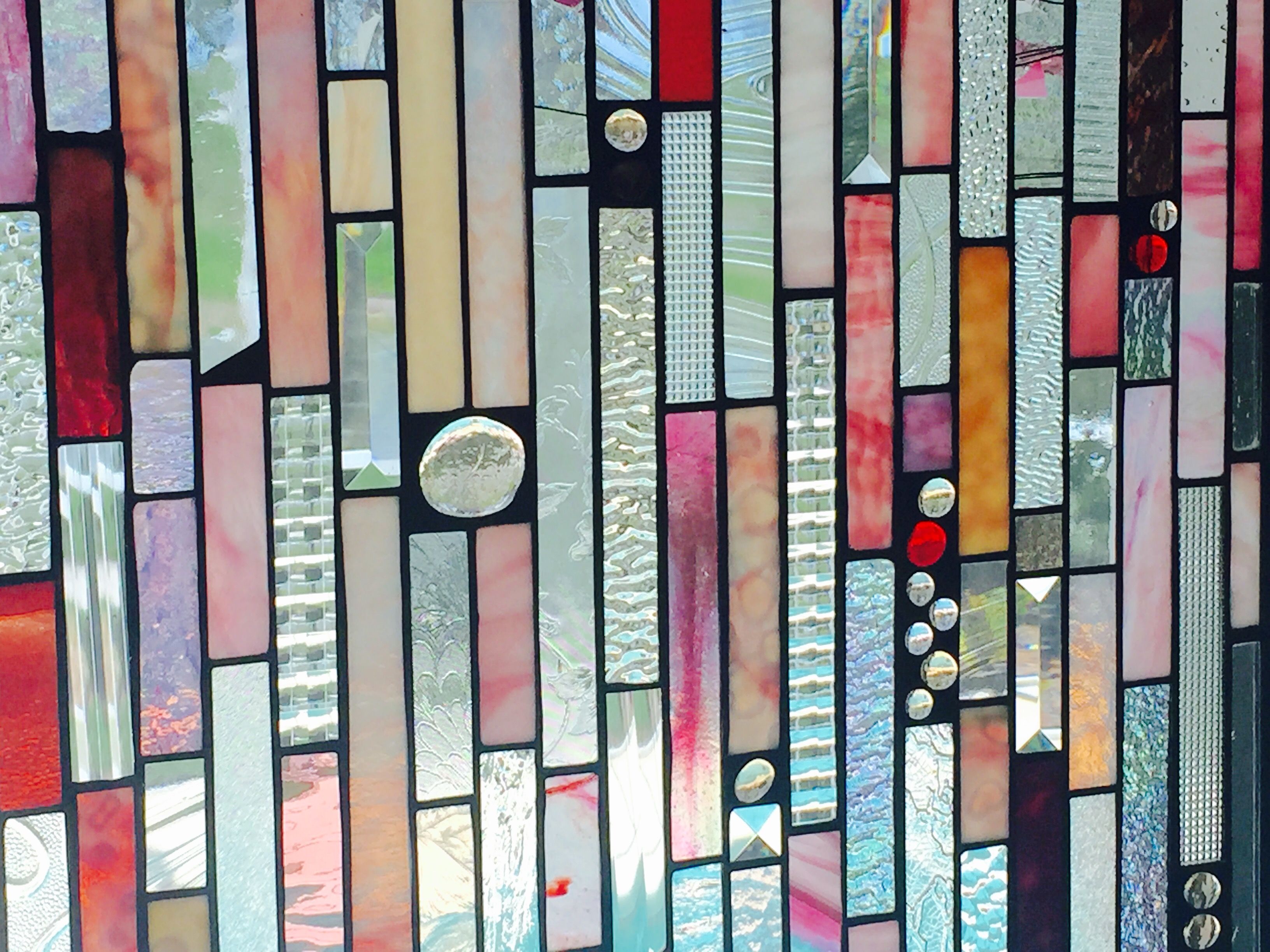 Buy Hand Made Stained Glass Window Treatment, made to order from