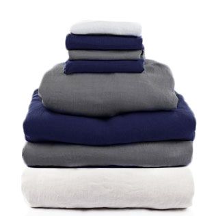 Custom Made Usa Made French Linen Pillowcase- Grey