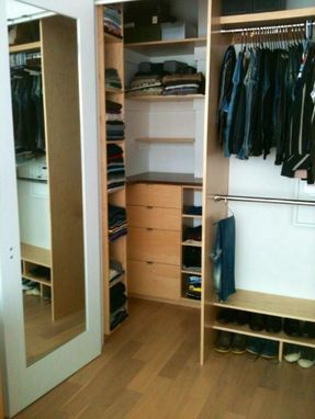 Custom Made Built In Closet Organization