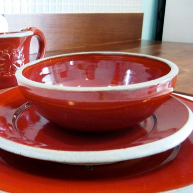 Custom Made Pottery Soup Bowl - Choose Your Glaze Color And Style