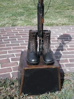 Custom Made Bronze Battle Cross Memorial 50502