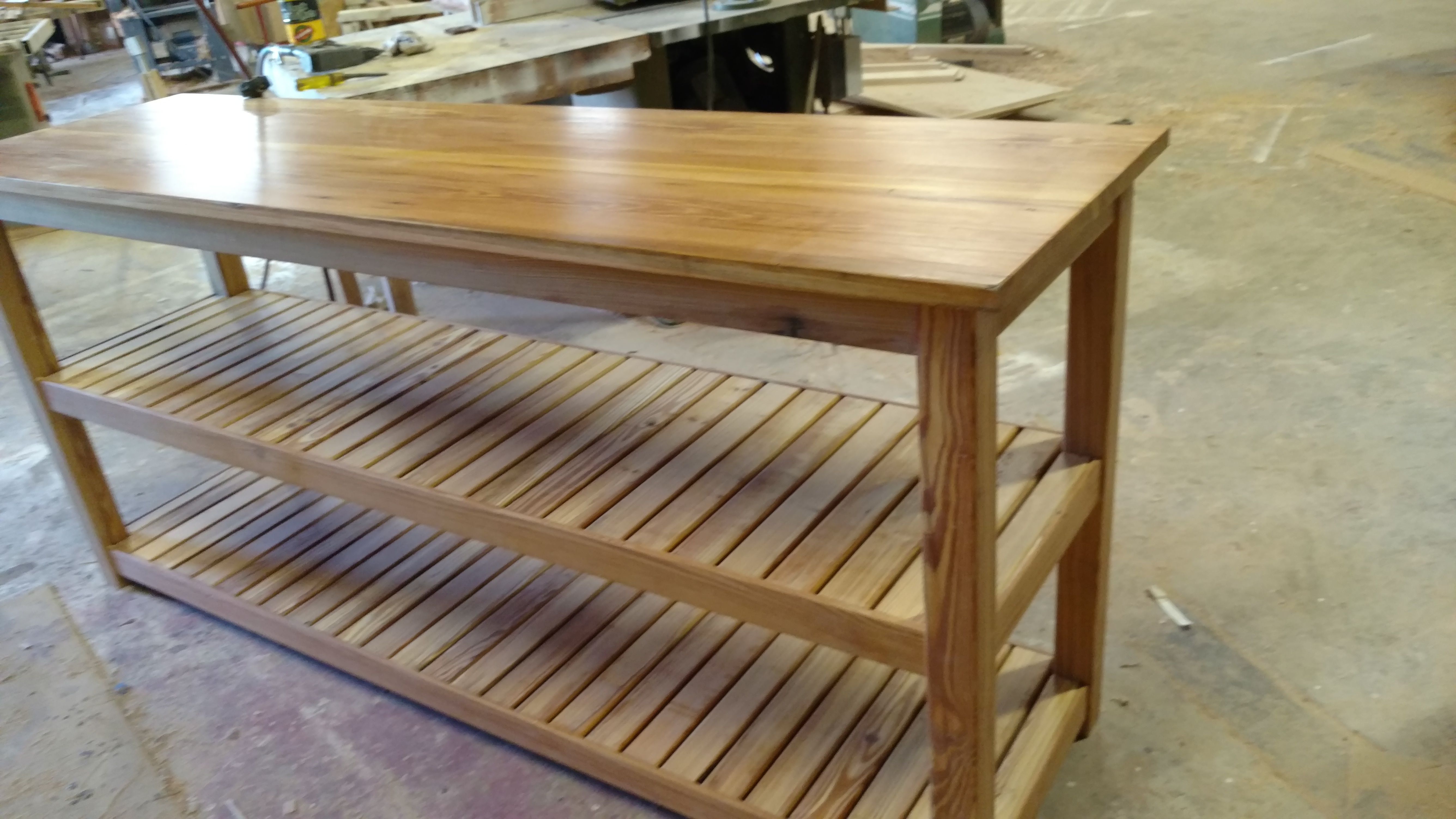 Slatted Wood Bathroom Vanity