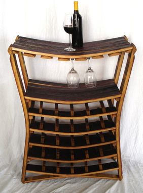 Custom Made Large Wine Barrel Wine Rack - Chianti - Made From Retired Napa Wine Barrels
