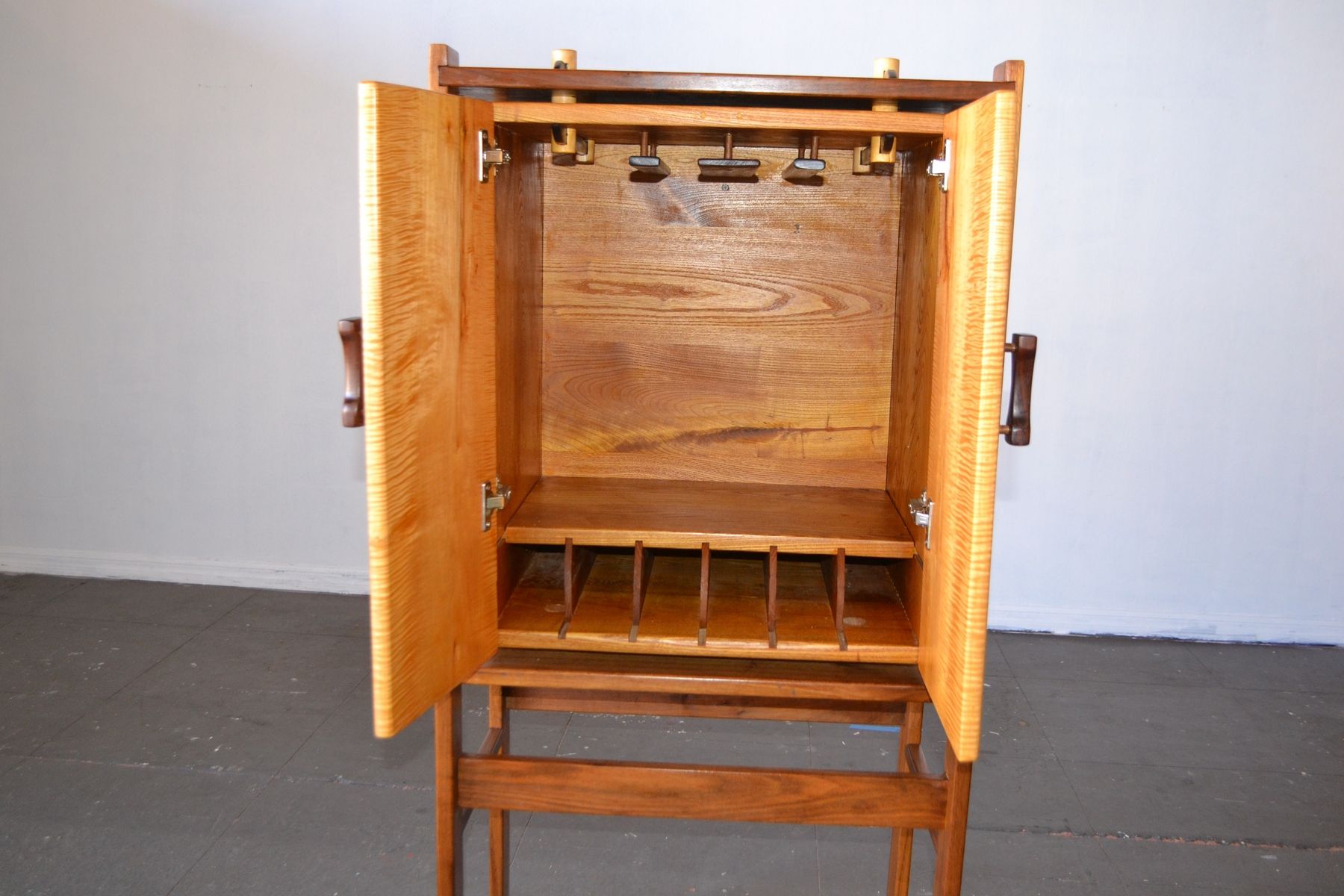 Custom Made Hanging Wine by Glerup woodwork and design