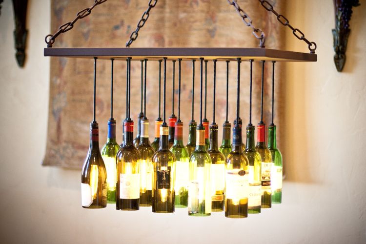 Custom Wine Bottle Chandelier By Gordon Living Custommade Com