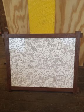 Custom Made Topographic Wall Art