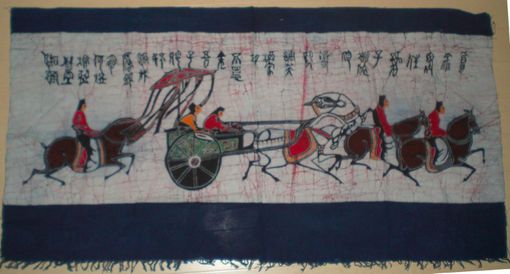 Custom Made Yunnan Batik Wall Hangings-Qin Traveling