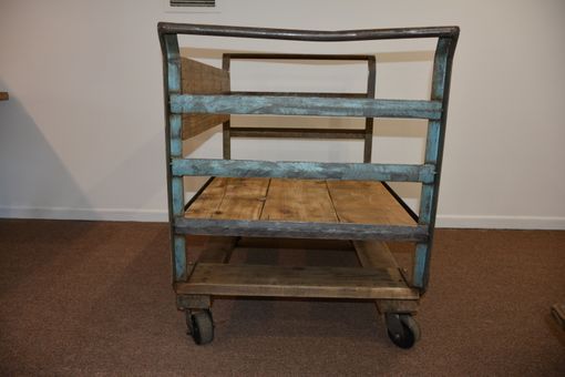 Custom Made New Bedford Bench With Wheels
