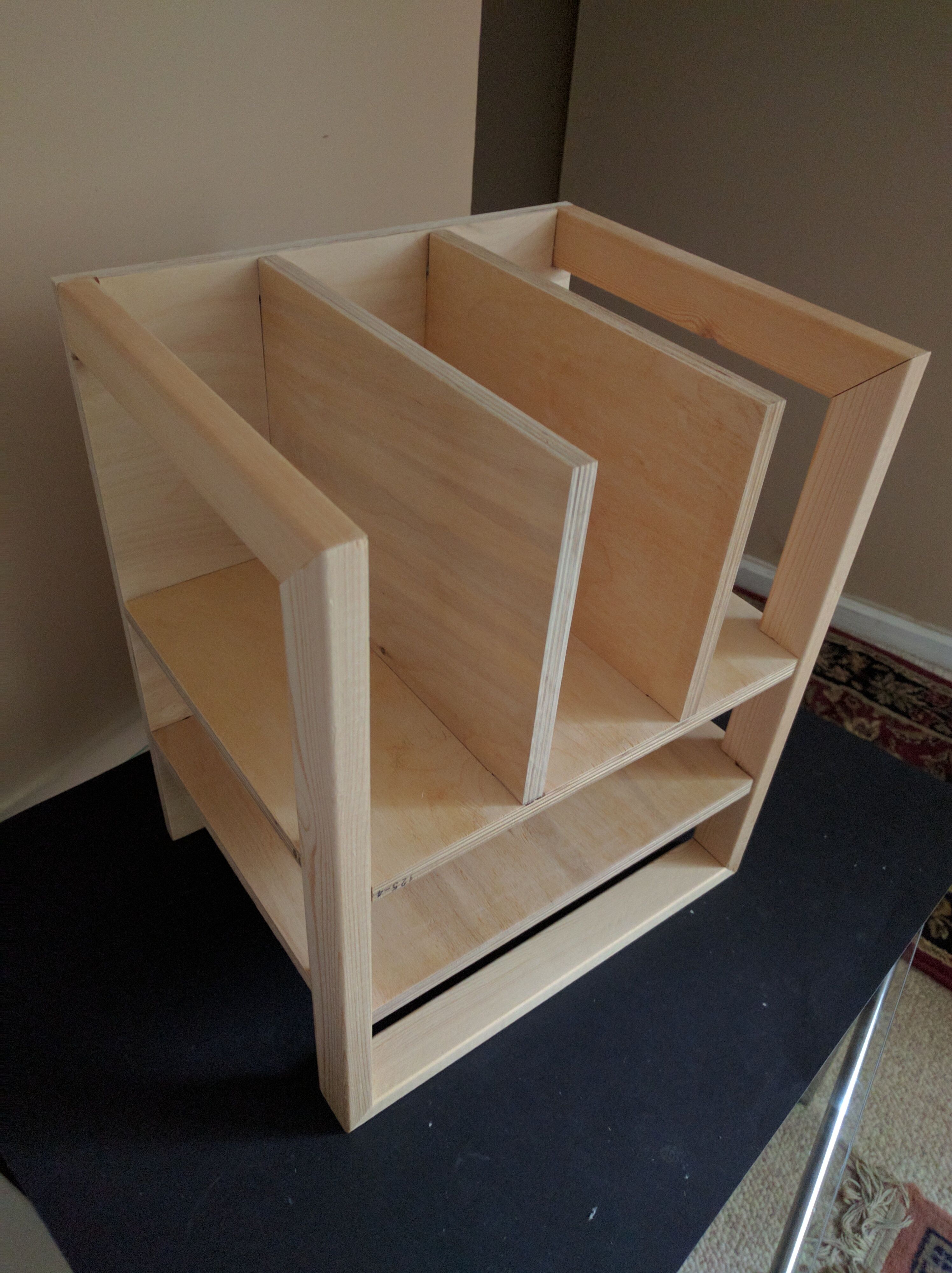 Handmade Small Media Organizer by King Custom Furniture