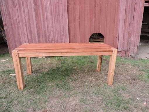 Custom Made Cherry Reclaimed Wood Farm Table