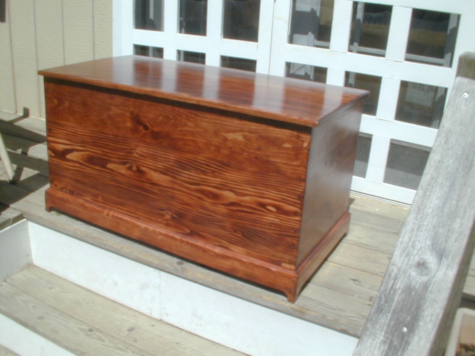Custom Upcycled Blanket Chest by Oreland Wood Products
