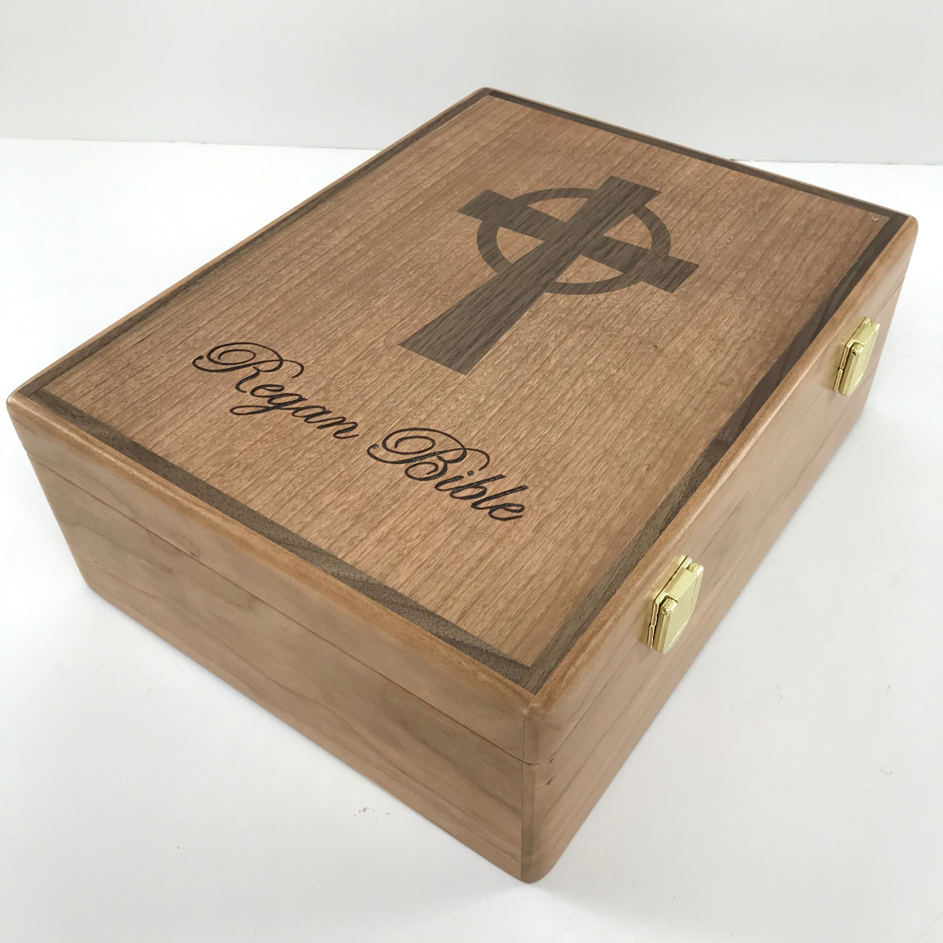 Hand Crafted Custom Wooden Bible Boxes by Wood Designs by Glenn G. Nief