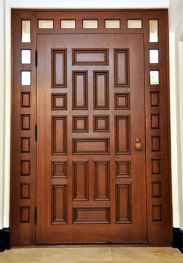 Custom Made Historical Reconstuction Main Entry Door
