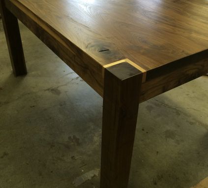 Custom Made Black Walnut Dining Table