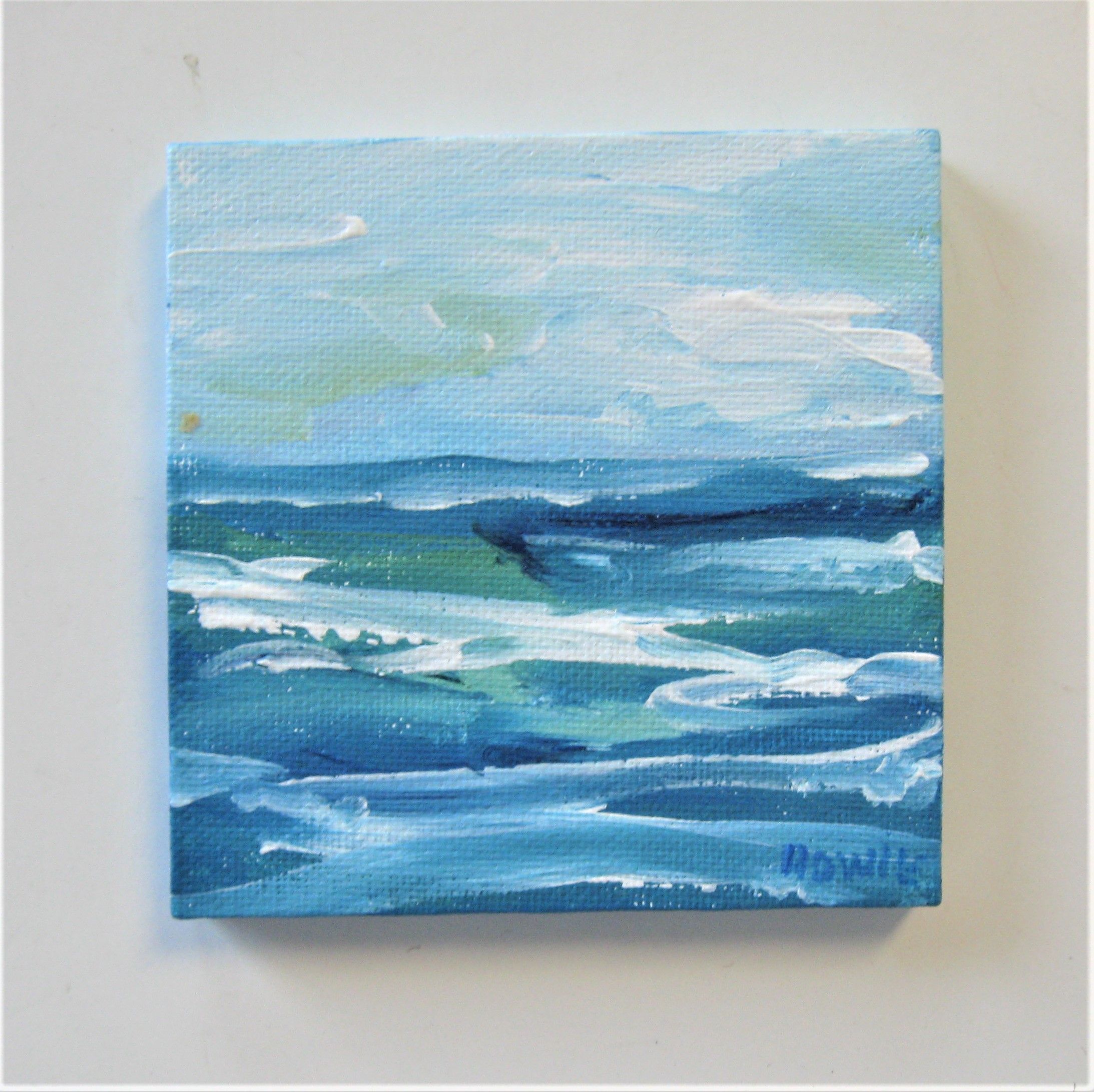 Buy Hand Crafted Mini Original Seascape Painting, 4