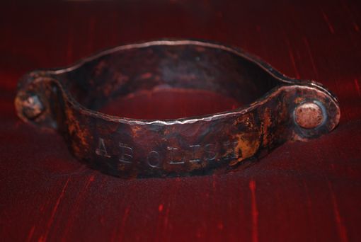 Custom Made Hand Made Copper Shackle Bracelet