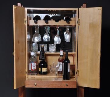 Handmade Nfs-Wine Cabinet by Dan Coors Woodworking and Design LLC ...