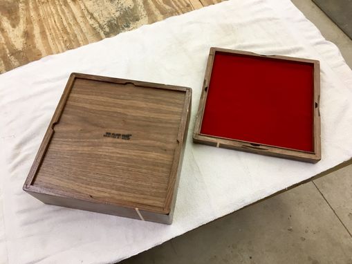 Custom Made Walnut Inlaid Box