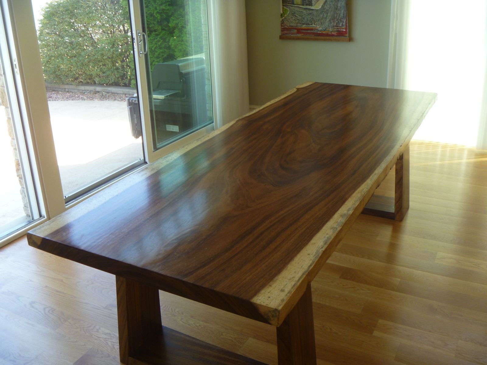 Custom Made Exotic Slab Dining Table by Feebi's Woodworking ...