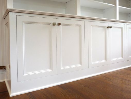 Custom Made Home Office Built-In Bookcases