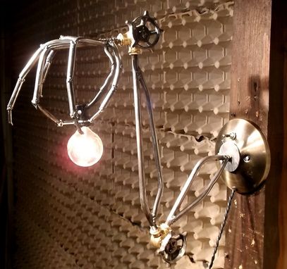 Custom Made Skeleton Hand Lamps. Custom Floor, Desk, Wall Sconce Or Chandelier.